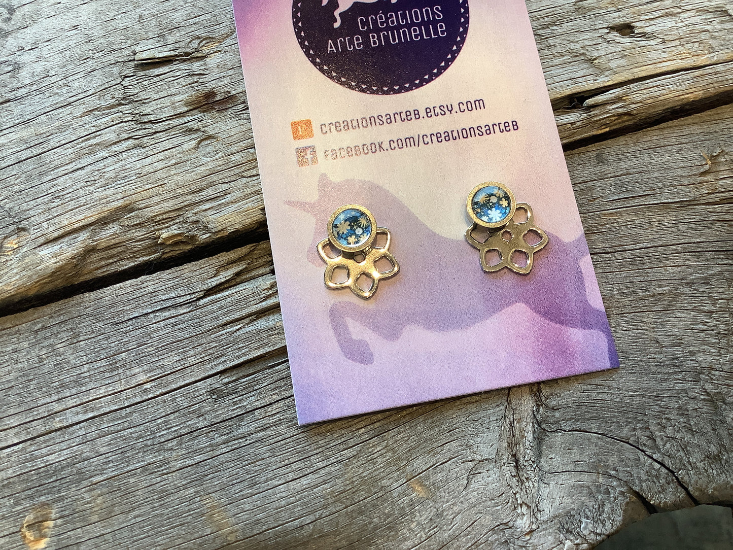 Boucles d’Oreilles par Arte Brunelle
