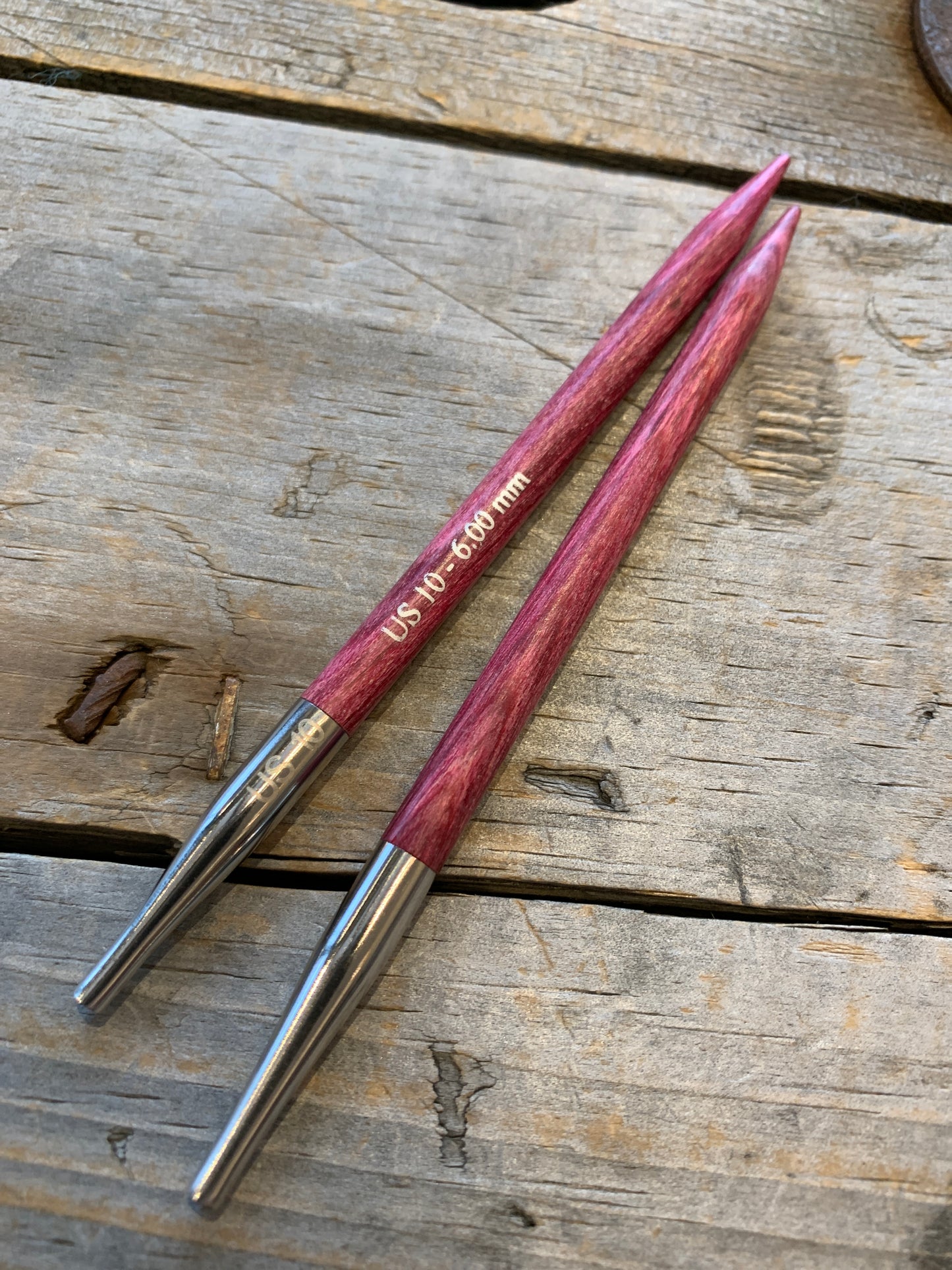Knit Pro- Dreamz pointes d’aiguilles circulaires interchangeables en bois / Interchangeable needle tips, wood