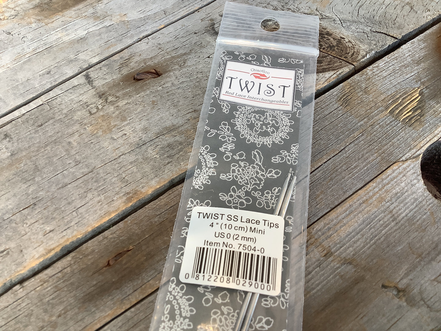 Pointes d’aiguilles interchangeables ChiaoGoo Twist Red Lace