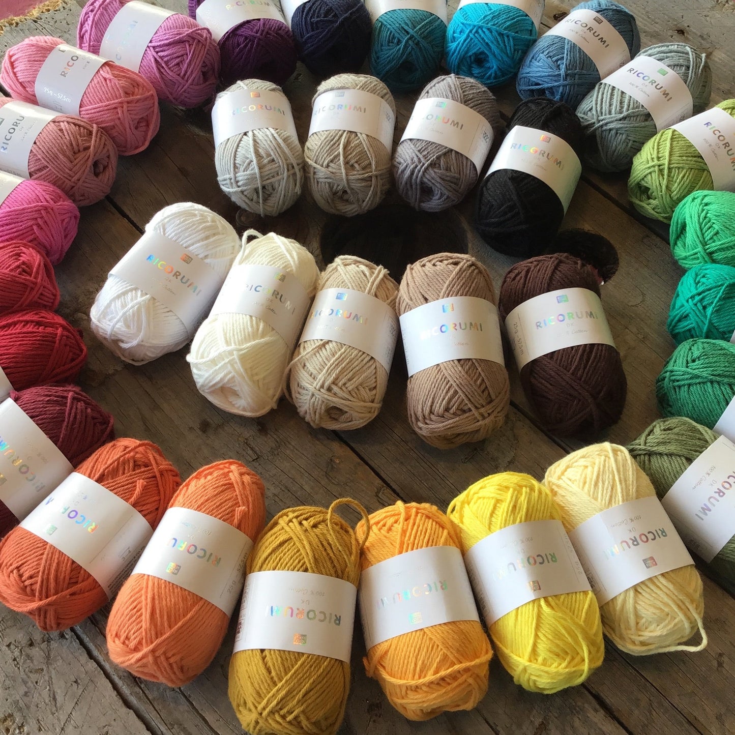 Ricorumi ( Coton DK - Néon DK - Spin DK )