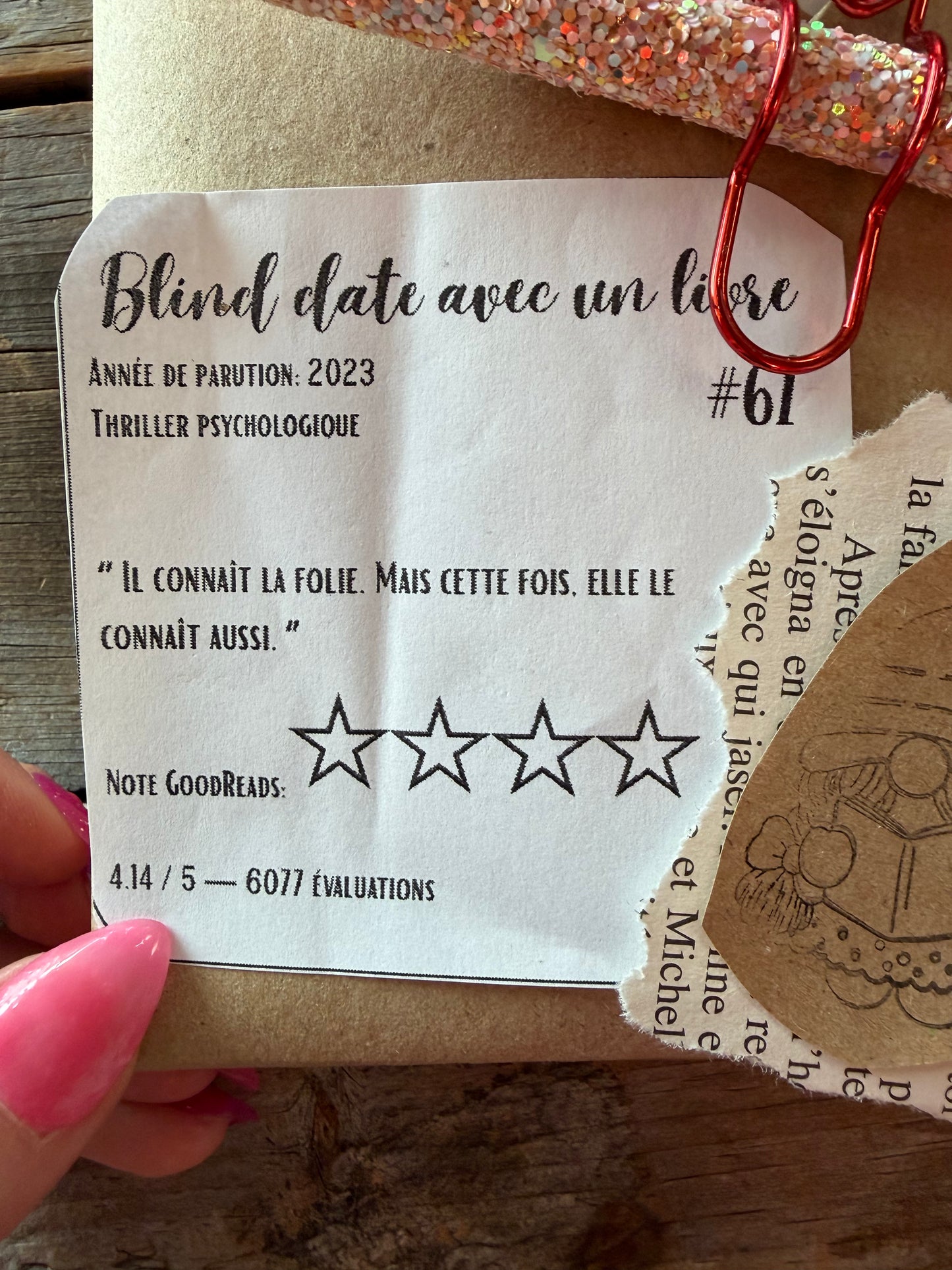 Blind date avec un Livre - #61