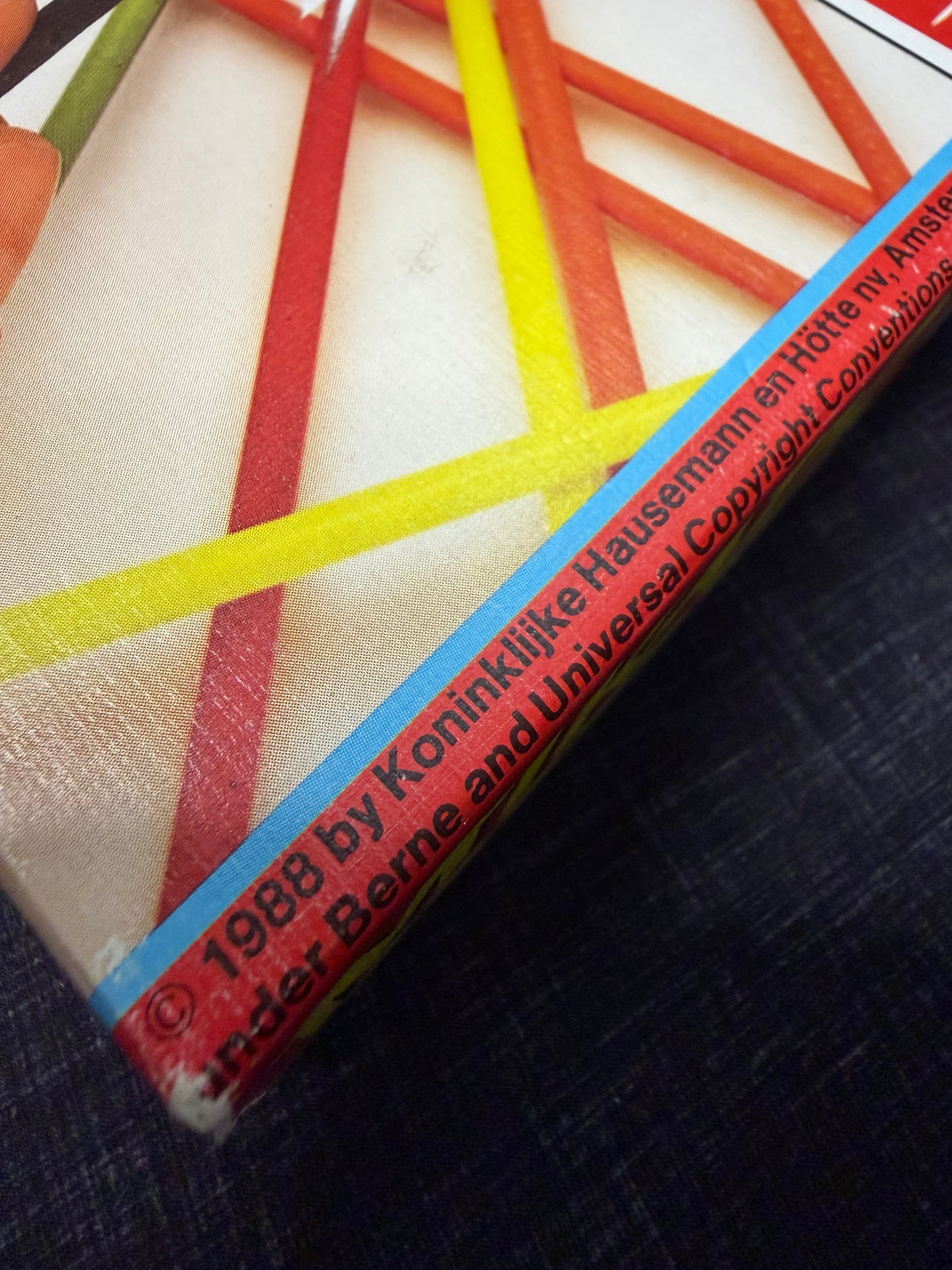 Mikado Magnetico Jumbo 1988 – Jeu vintage de bâtonnets magnétiques – Presque complet - 1 bâtonnet manquant