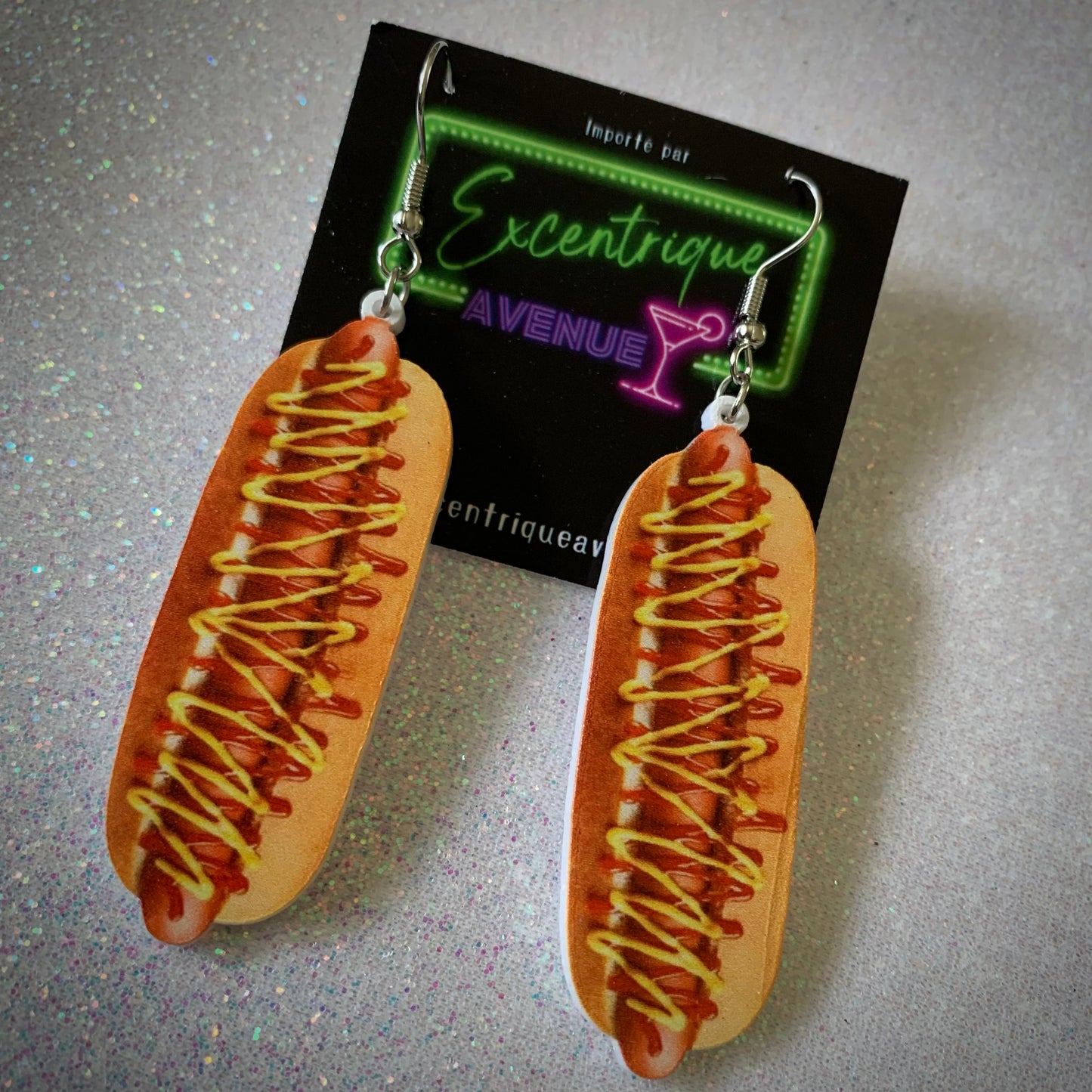 Boucles d’oreilles Hot-Dogs