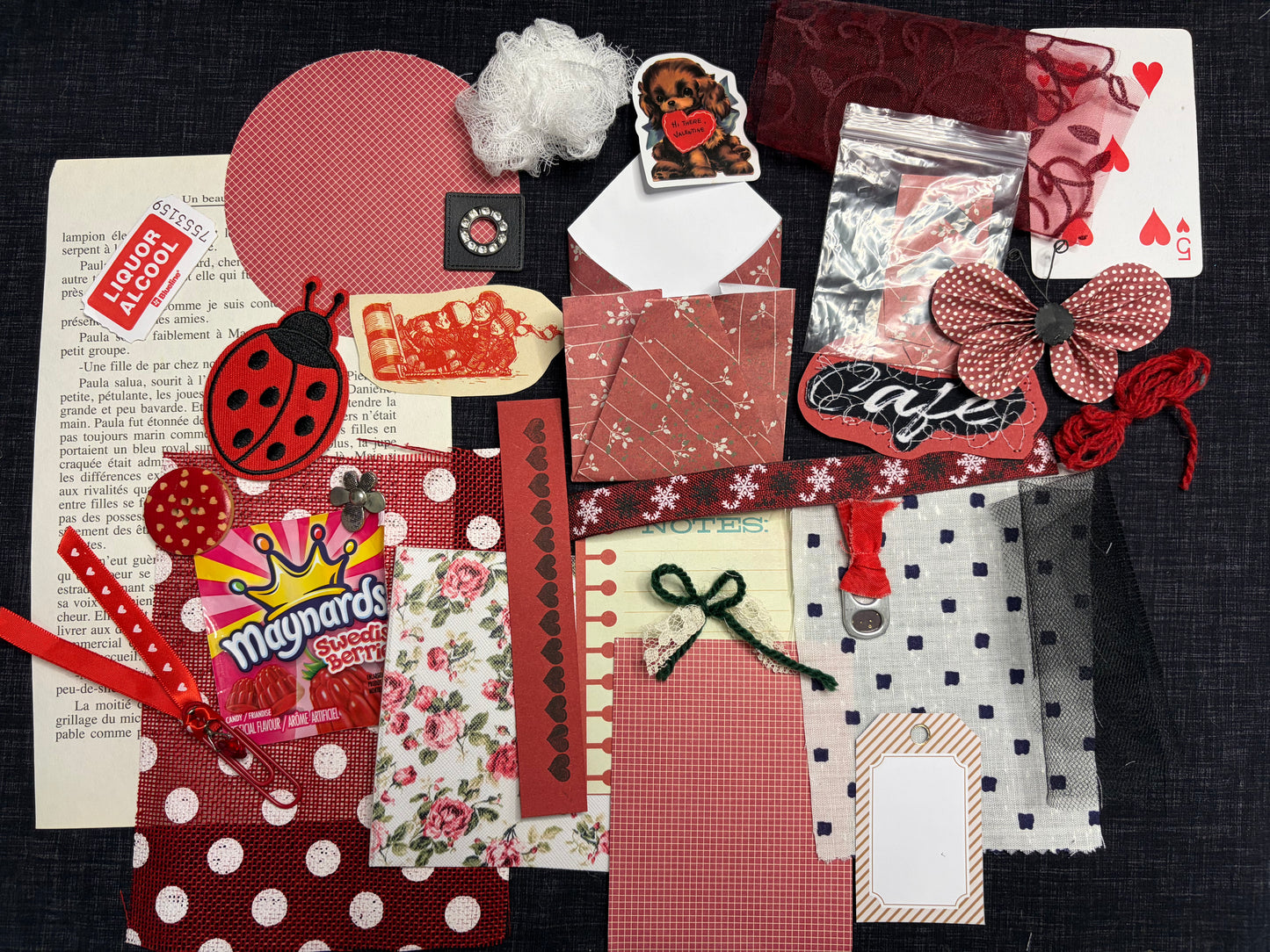 Ensemble de 30 items variés pour junk journal et +