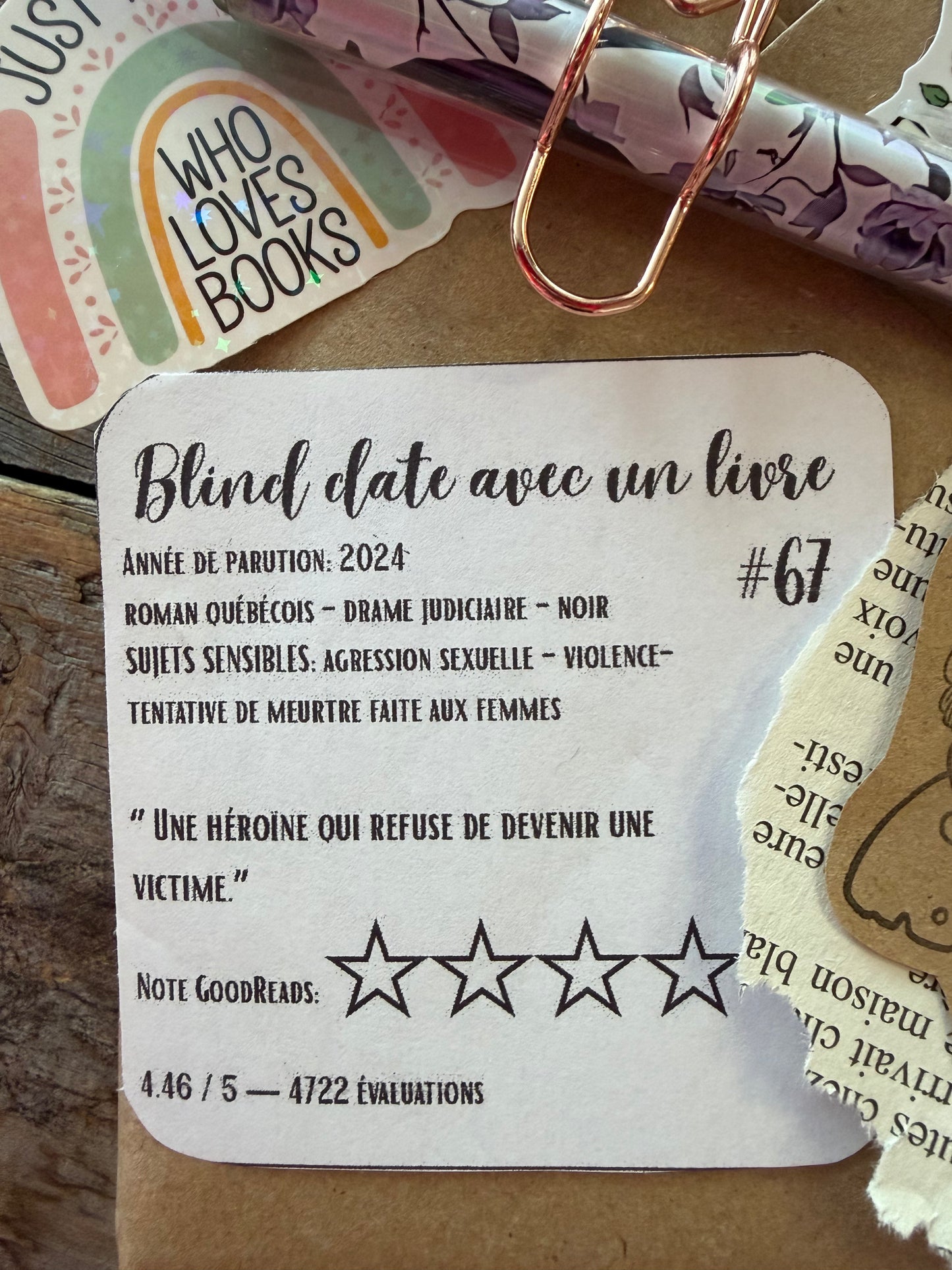 Blind date avec un Livre - #67