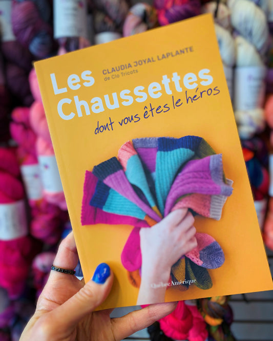 Livre Les Chaussettes dont vous êtes le Héros par Claudia Joyal Laplante (Clo Tricots)