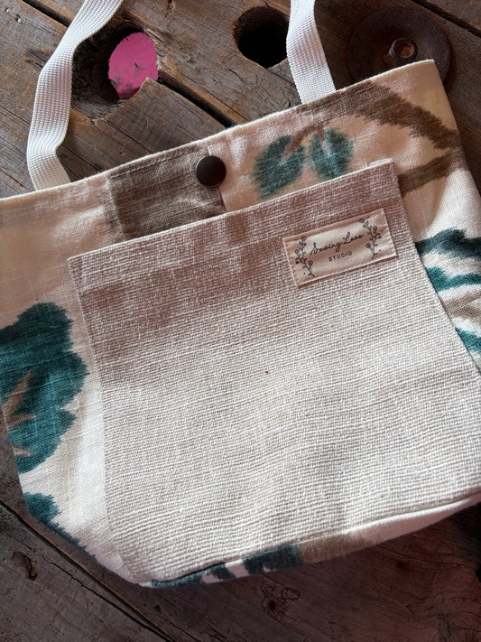 Sac à projet par Simone Gagné - Sable & Vert Étiquette Sewing Love studio