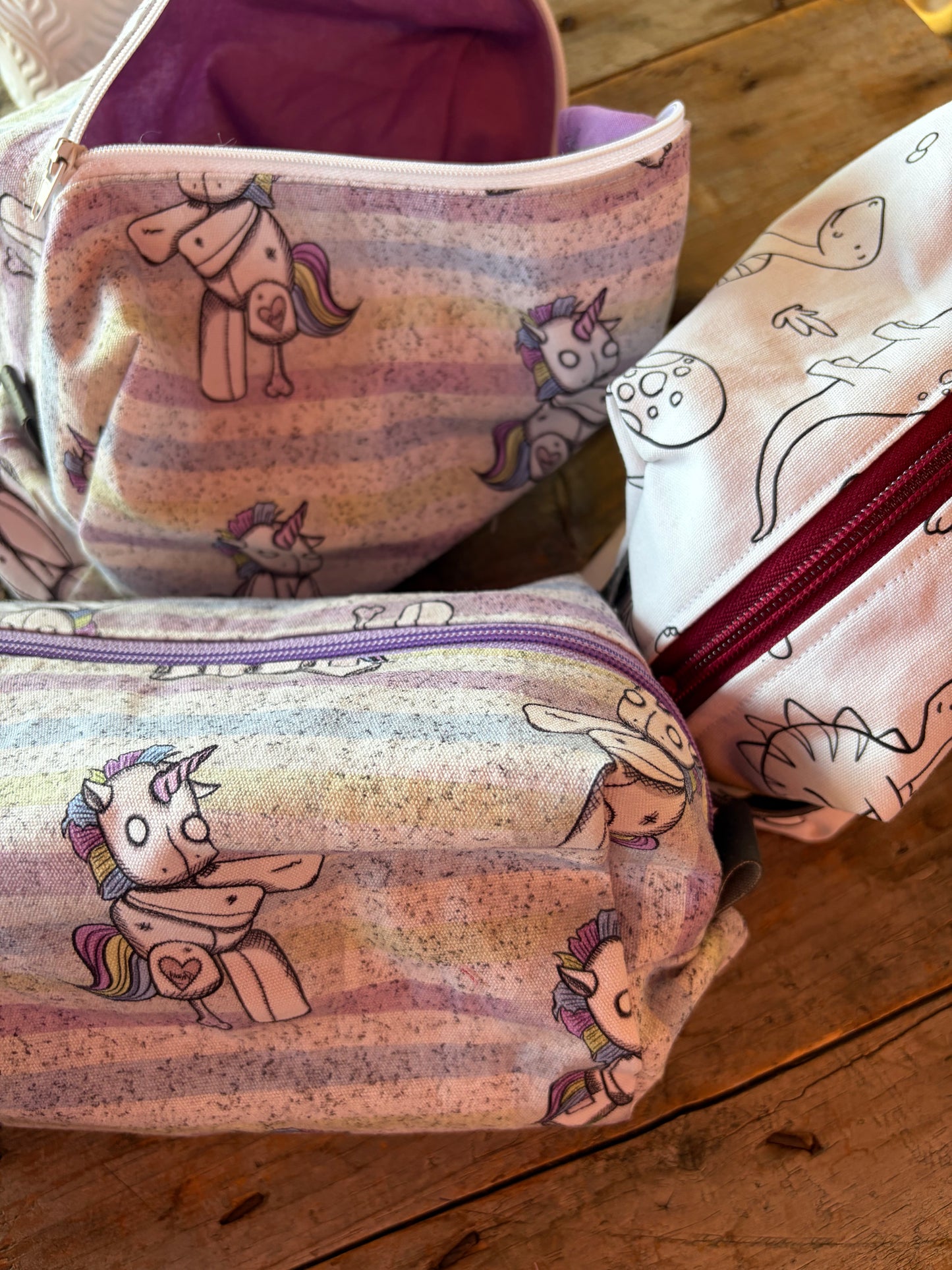 Pochettes zippées par l’atelier des Petites Démones