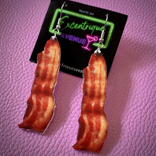Boucles d’oreilles Bacon