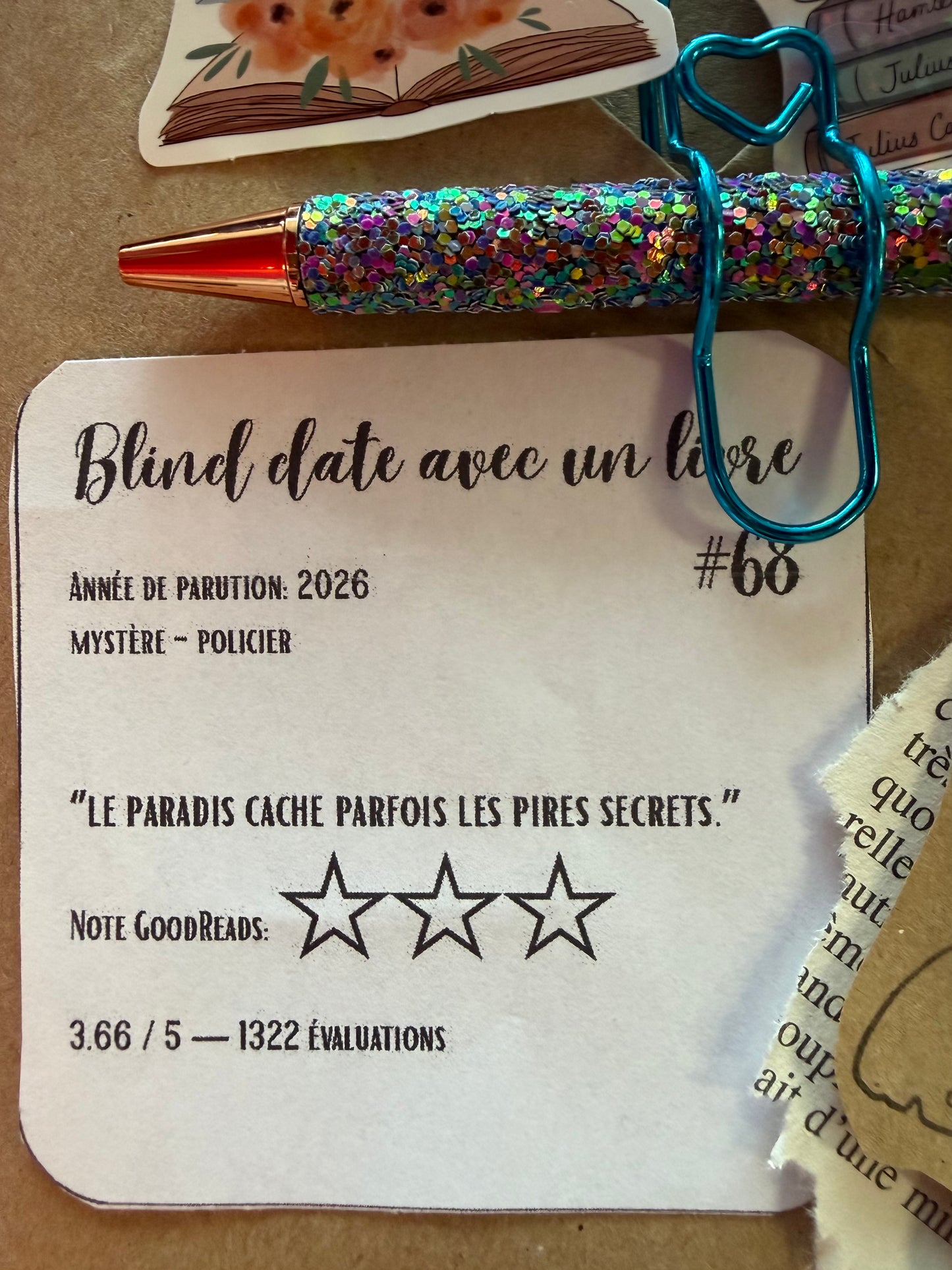 Blind date avec un Livre - #68