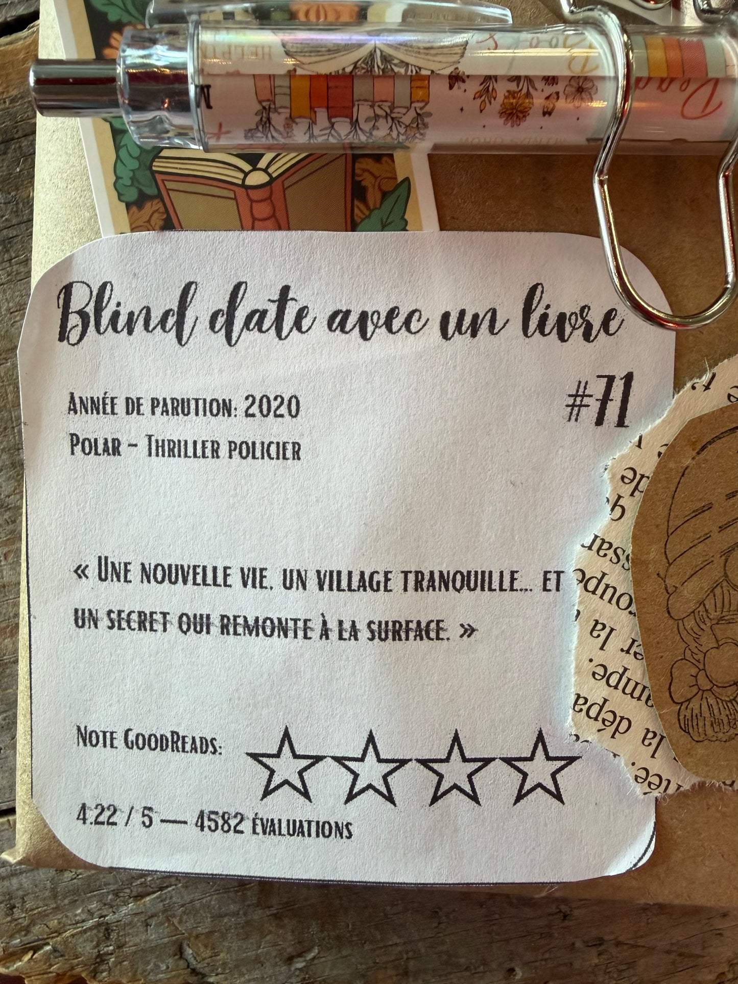 Blind date avec un Livre - #71