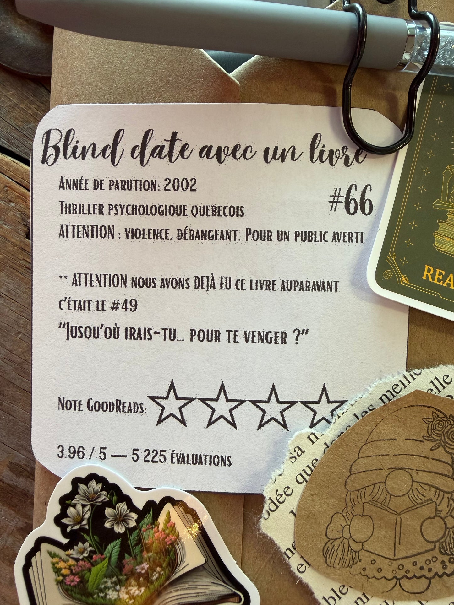 Blind date avec un Livre - #66