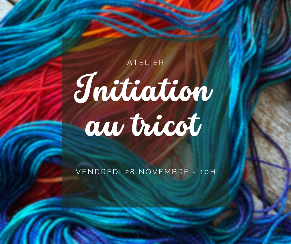 Initiation au Tricot - vendredi 28 novembre - 10h à 12h
