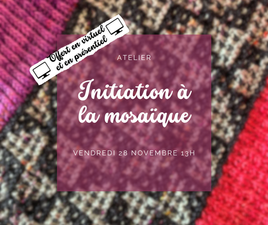 * EN VIRTUEL & PRÉSENTIEL* Initiation à la mosaïque - vendredi 28 novembre 13h à 15h
