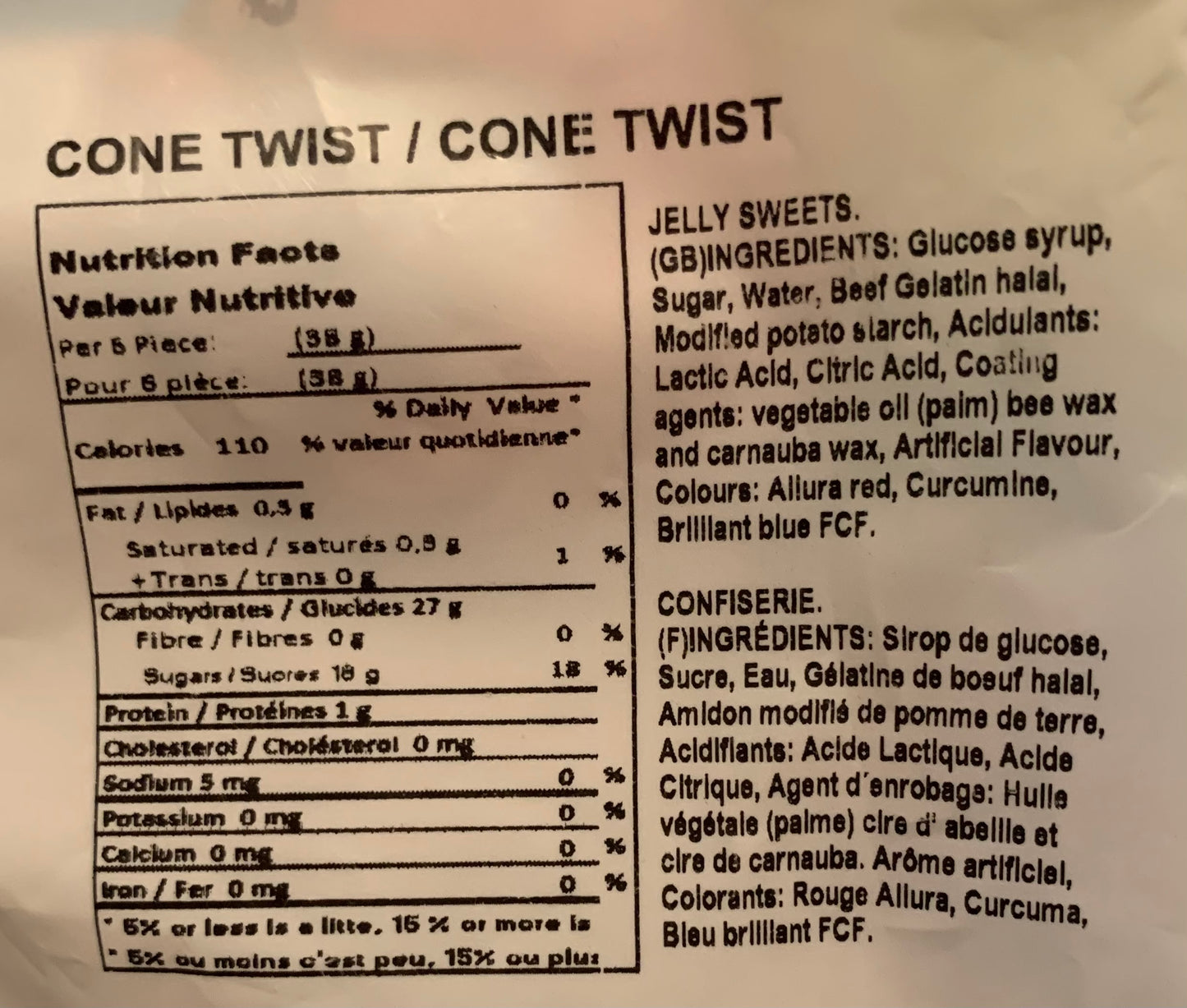 Tourbillons fruités - 150 gr