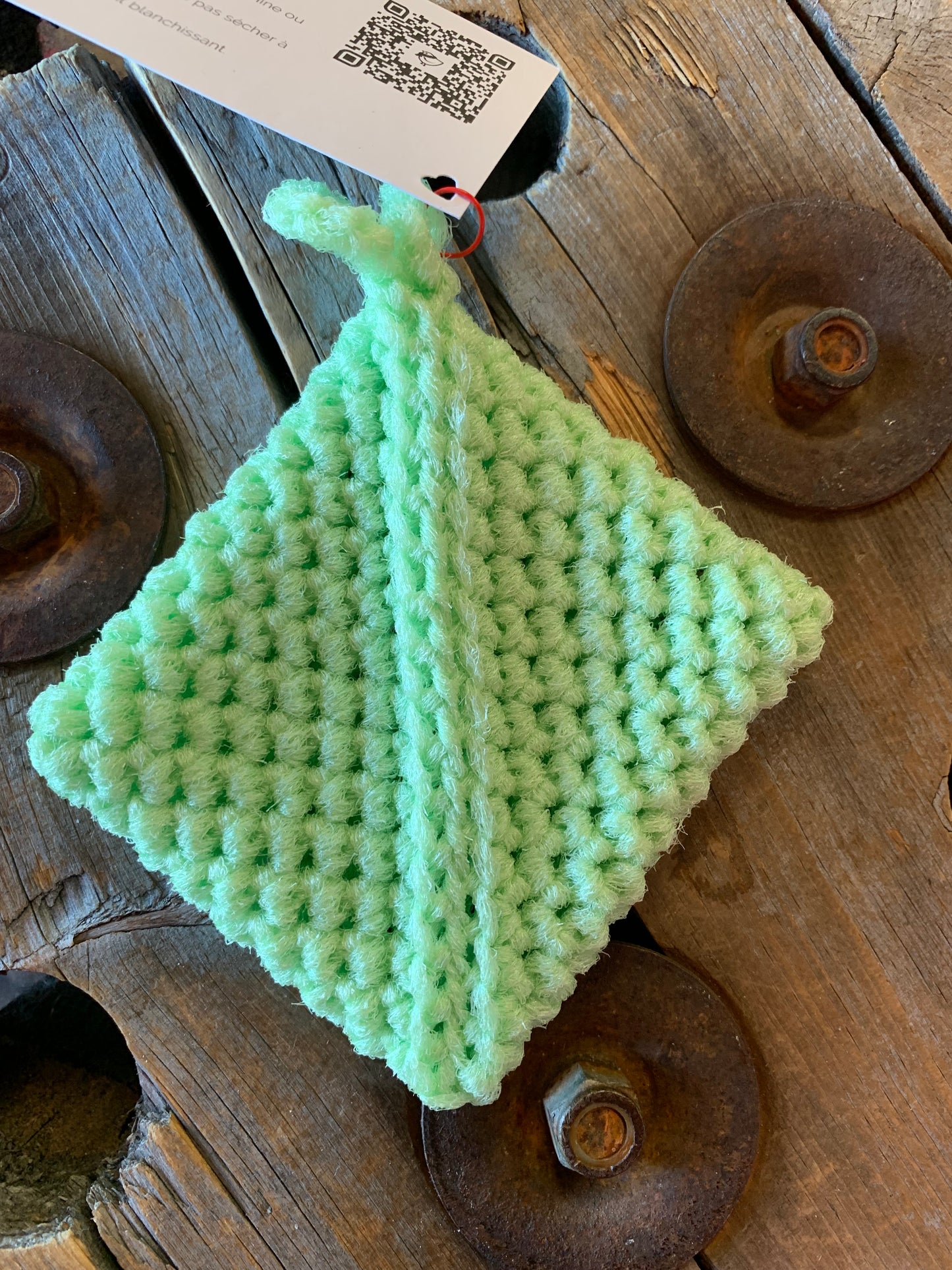 Tampons à récurer en nylon - Tailles et formes variées - Les Créations du Petit Mouton