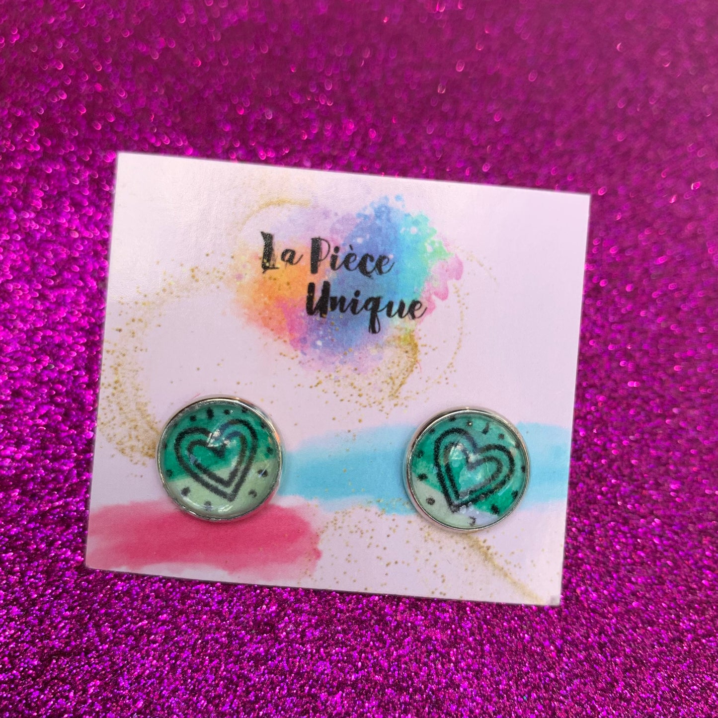 Boucles d’oreilles Doodle par La Pièce Unique (Élya)