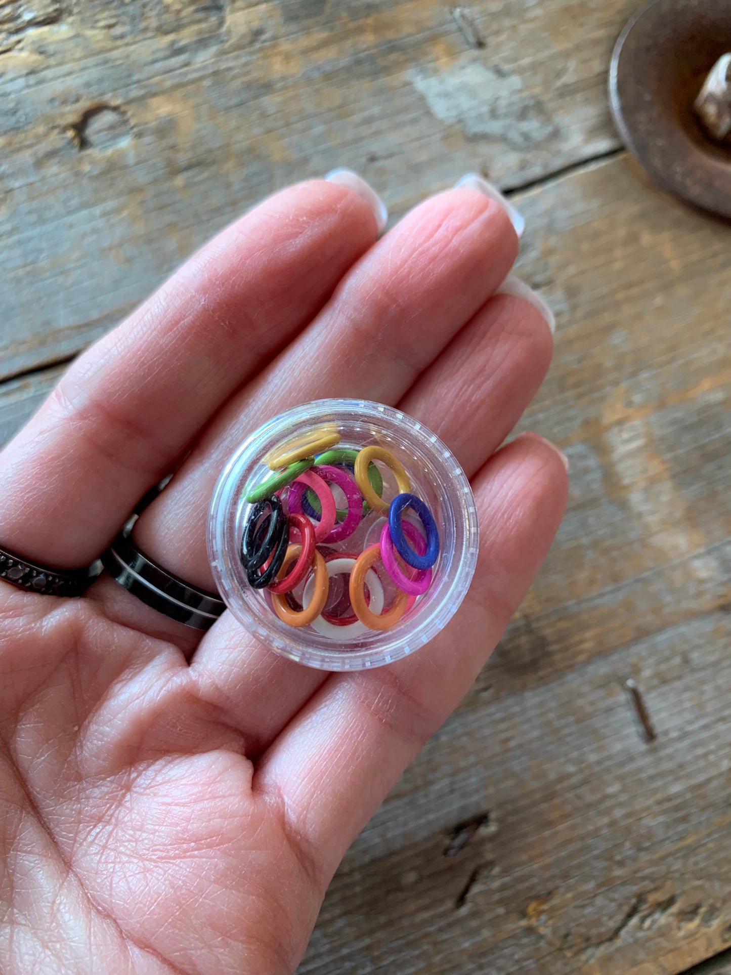 Marqueurs de mailles petits anneaux- Paquet de 20
