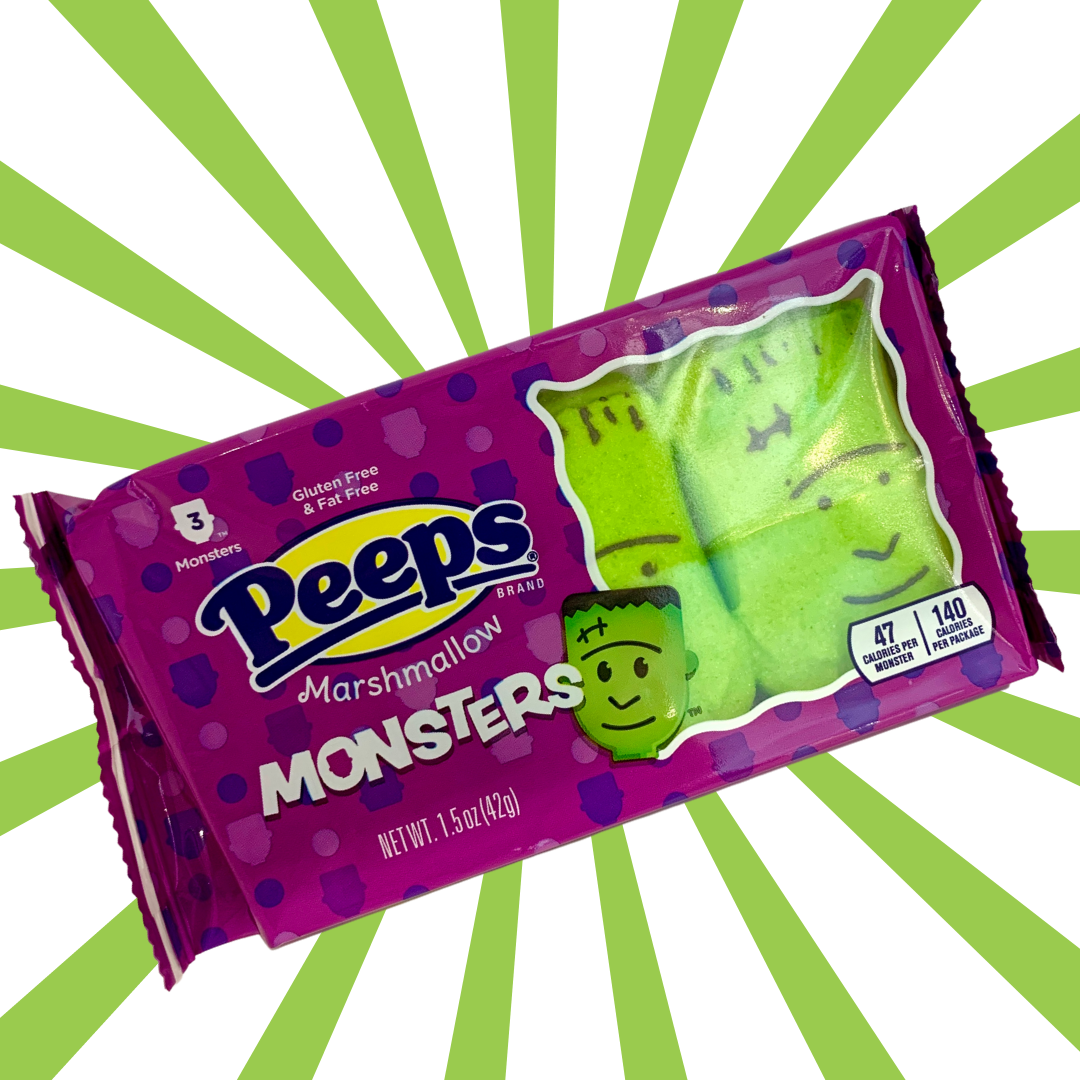 Peeps - Guimauves Monstres - paquet de 3 - 42 gr - 1.5 oz
