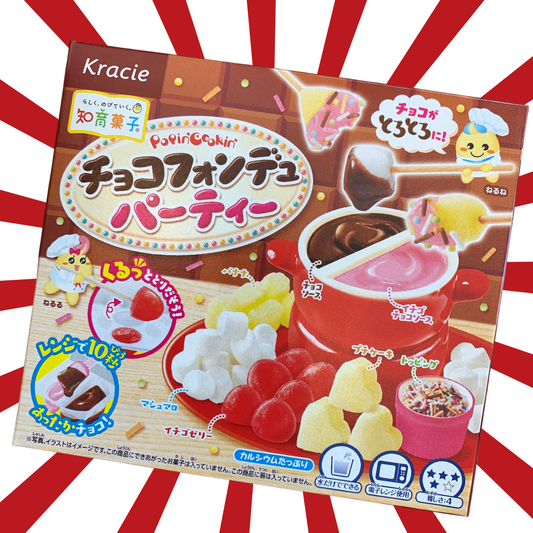EXP OCT 2023- Bonbons Kit Fondue au chocolat - Kracie Popin’ Cookin’ - Japon