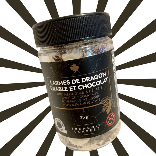 Meringues François Lambert - Larmes de dragon à l’érable & chocolat - 25gr