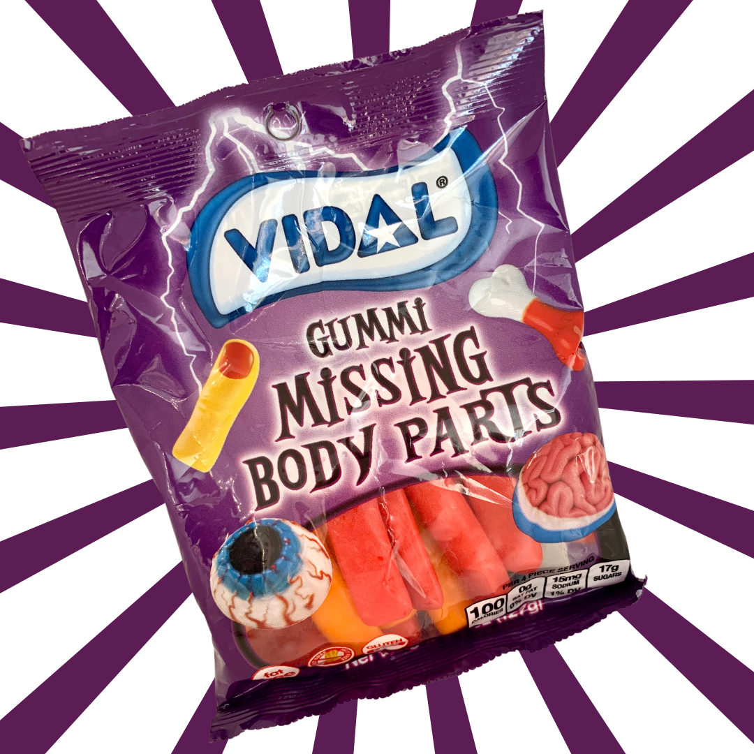 Gummies Parties du corps - Missing Body Parts - Vidal - 128 gr - 4.5 oz