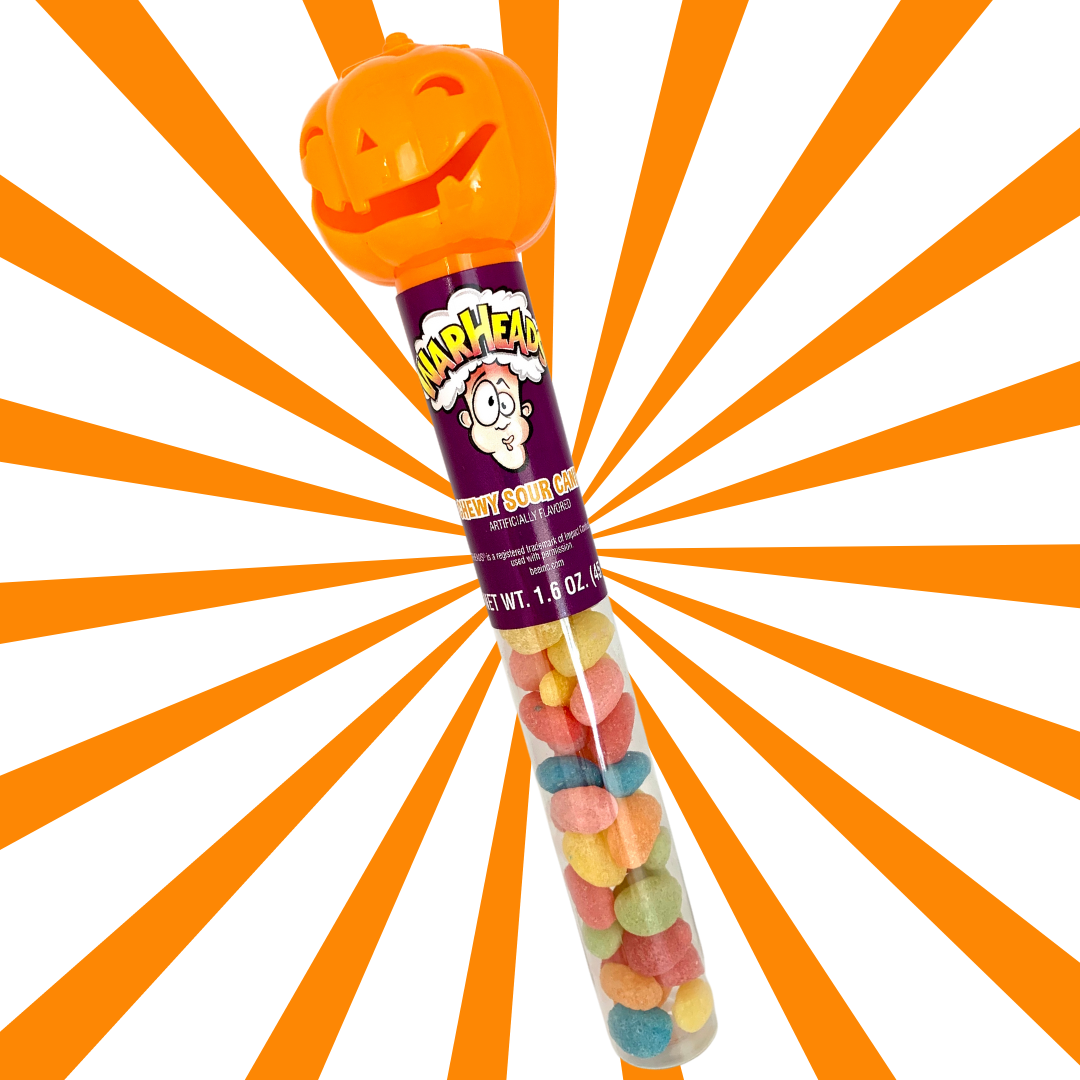 Warheads - Gummies surettes en tube Halloween - 45 gr