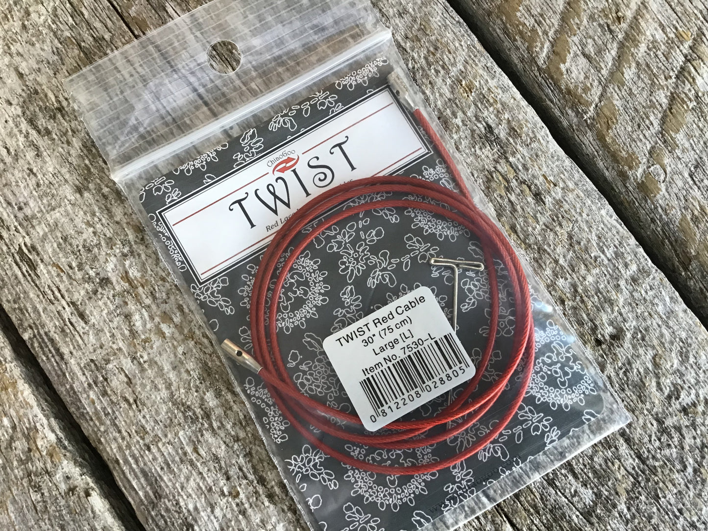 Câbles pour aiguilles circulaires interchangeables CHIAOGOO TWIST Red lace circular needles cables
