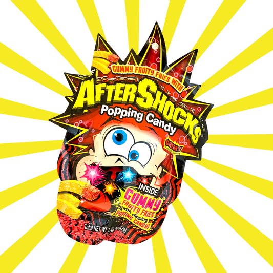 AfterShocks - Gummies frites avec popping candy - 42 gr