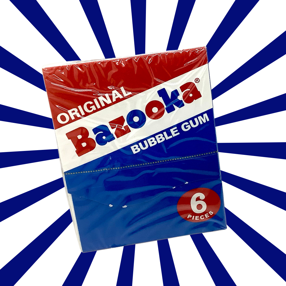 Gomme Bazooka - Throwback - Paquet de 6