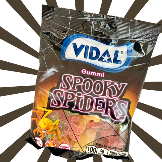 Gummies araignées - Spooky Spiders - Vidal - 128 gr - 4.5 oz
