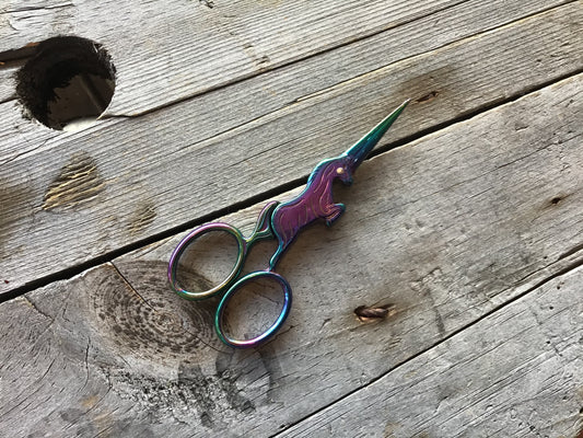Ciseaux de fantaisie Licorne / Rainbow Unicorn Scissors