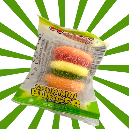EXP 12 DÉC 2023 - Gummi Burgers Surettes - Efrutti