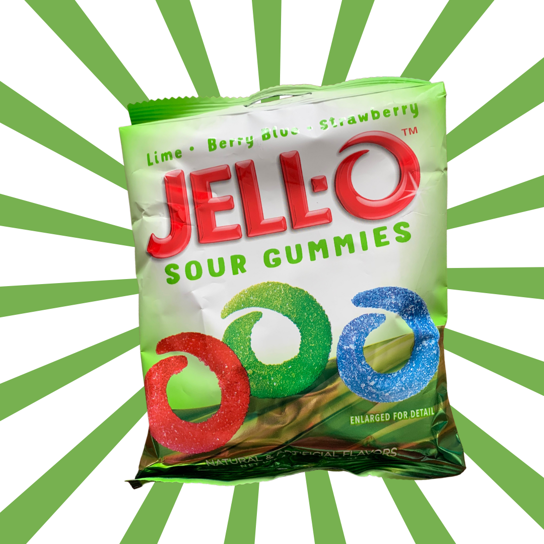 Jell-O -Gummies surettes aux fruits - 127 gr