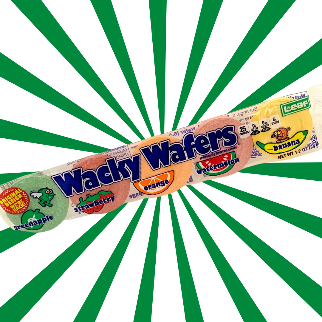 Wacky Wafers - paquet de 5 - 34 gr