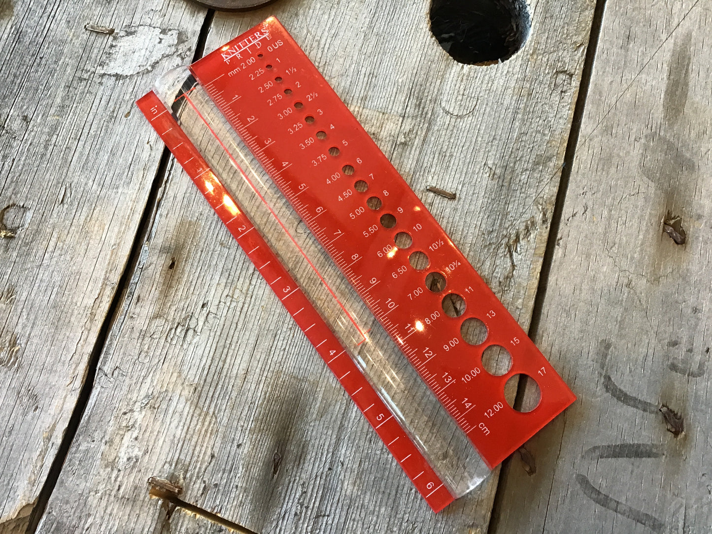 Gauge à aiguilles -needle sizer