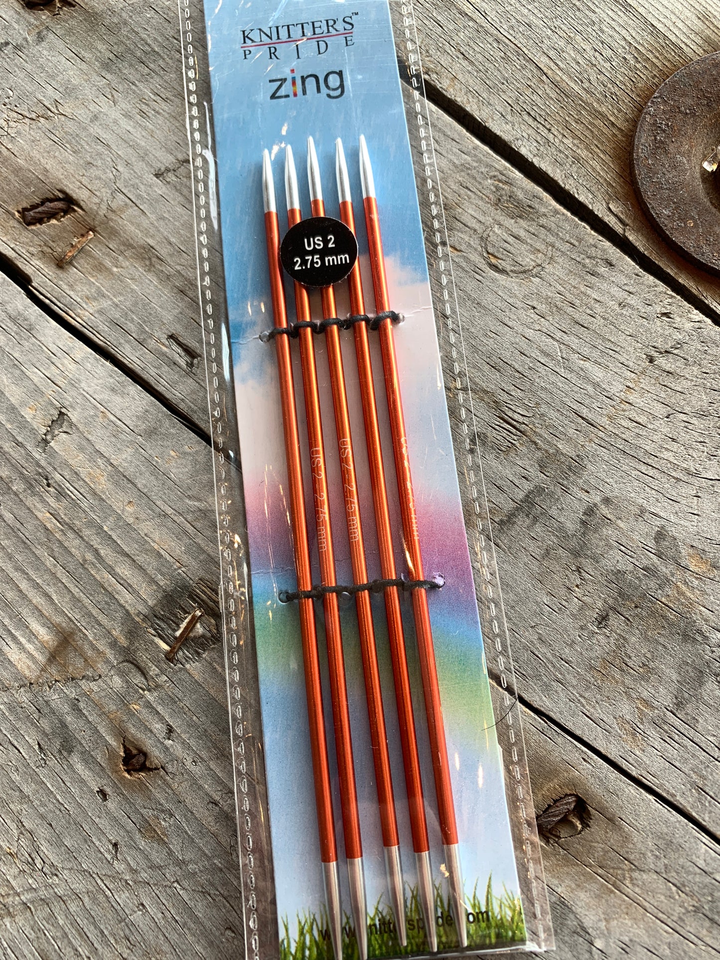 Knitter’Pride - ZING doubles pointes en aluminium /  double pointed needles
